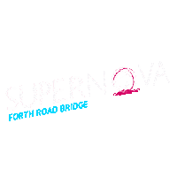 Supernova Sticker by Edinburgh Marathon Festival