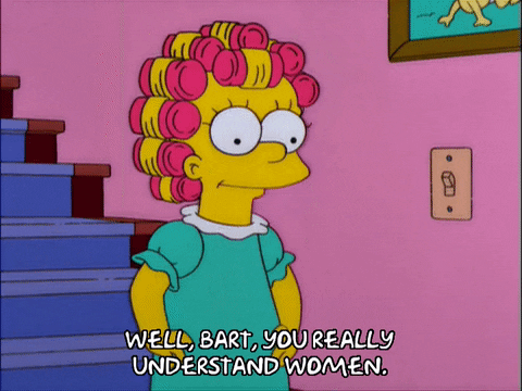 pleased lisa simpson GIF