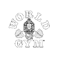 World Gym Gorilla Sticker by World Gym