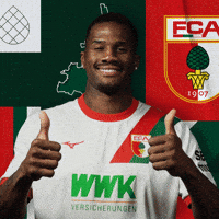 The Wolf Thumbs Up GIF by FC Augsburg 1907