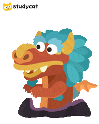 Hungry Monster Sticker by Studycat language learning for kids