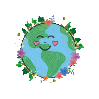 Happy Mother Earth Sticker by Kia Creates