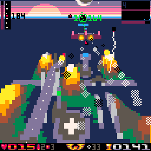 chiptune smoke indiegame shmup pico8 GIF