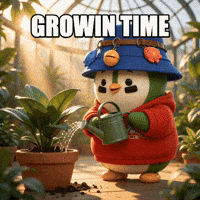 Penguin Plants GIF by ZaddyFi
