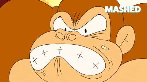 Angry Donkey Kong GIF by Mashed