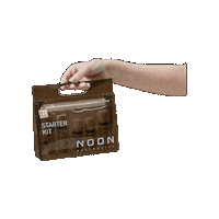 NOONBAesthetics noon noon aesthetics noon skincare noon bag Sticker