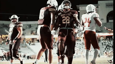 College Football Sport GIF by Texas State Football