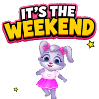 Its Friday Weekend Sticker by Lucas and Friends by RV AppStudios
