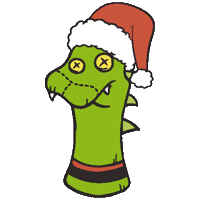 Sockzilla Sticker
