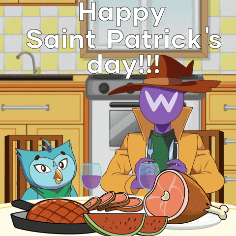 Saint Patrick Dinner GIF