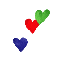 In Love Hearts Sticker by Akris