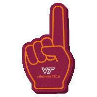 Virginia Tech Vt Sticker by College Colors Day
