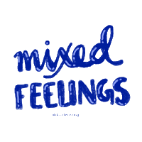 Doodleobong doodles mixed feelings mixedfeelings doodleobong Sticker