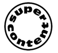 supercontent supercontent supercontentco Sticker