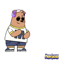 Happy Weekend Sticker by Meme World of Max Bear