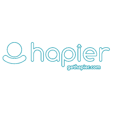Happy Smile Sticker by Hapier