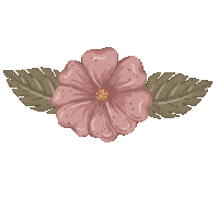 Pink Flower Sticker