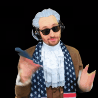 Standing Out Founding Father GIF