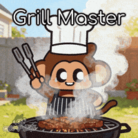 Summer Grilling GIF by Chimpers