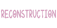 Reconstruction Sticker by Amelia Jane's Dreadlocks