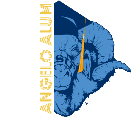 Graduation Commencement Sticker by Angelo State University