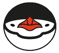 Penguin Carolineherry Sticker