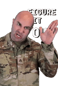 Crashing Out Us Army Sticker by Only_Reilly
