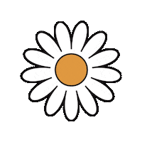 Flower Daisy Sticker by The Arcoíris Design Co
