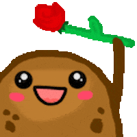 miemmiem giphyupload rosa potato papa Sticker