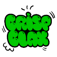 crispclax heart green skate skateboard Sticker