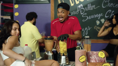 Smoothie Hot Shower GIF by Chance The Rapper