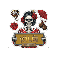 Bravo Skull Sticker