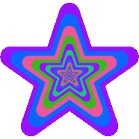 excited star struck Sticker