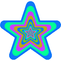excited star struck Sticker