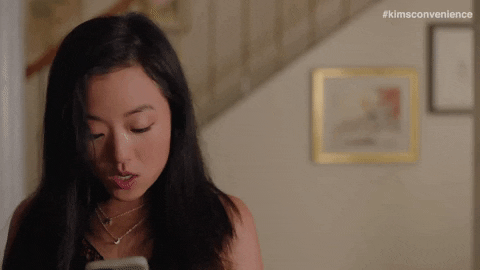 Andrea Bang Crying GIF by Kim's Convenience