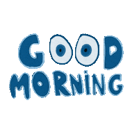 telmagondim good morning eye bom dia olho Sticker
