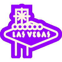 Vegas Sign Neon Sticker by Las Vegas