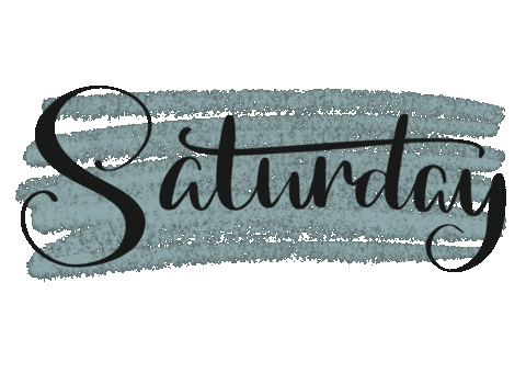 kailligraphydesigns giphyupload sticker saturday weekday Sticker