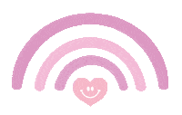 Arco Iris Corazon Sticker by Totamona