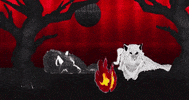 Burning White Wolf GIF by Garbage