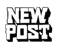 New Post Graffiti Sticker