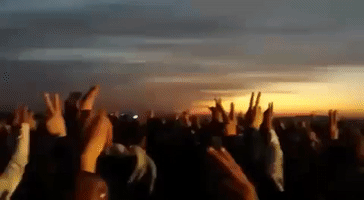 Thousands Celebrate Kurdish Advances in Kobane From Turkish Border