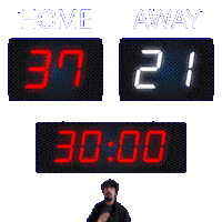 21 Away Sticker