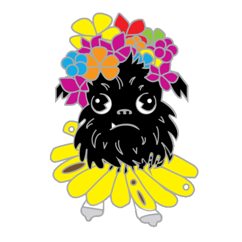 art__by__rey giphyupload dancing dog dogs Sticker
