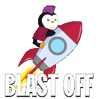 Outer Space Sticker by Pudgy Penguins