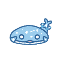 Whale Hello Sticker