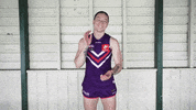 Clap Roux GIF by Fremantle Dockers