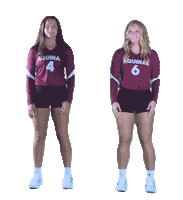 Back To Back Sport Sticker by Aquinas Volleyball