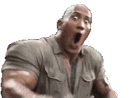 The Rock Wow Sticker