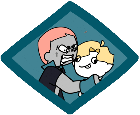 Angry What You Sticker by darkviktory studios GmbH